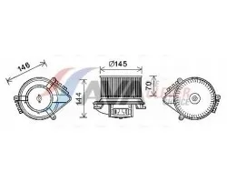 Motor Ventilador Calefactor RT8621