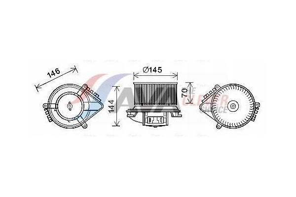 AVA Clever Choice RT8621 Indoor Fan