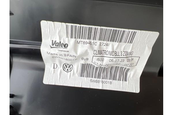 Ventilador del soplador de calefacción para Cupra Formentor 5WB816001