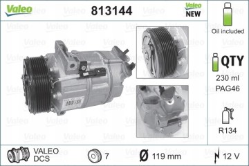 VALEO AIR CONDITIONING COMPRESSOR Catalog number of the part 813144