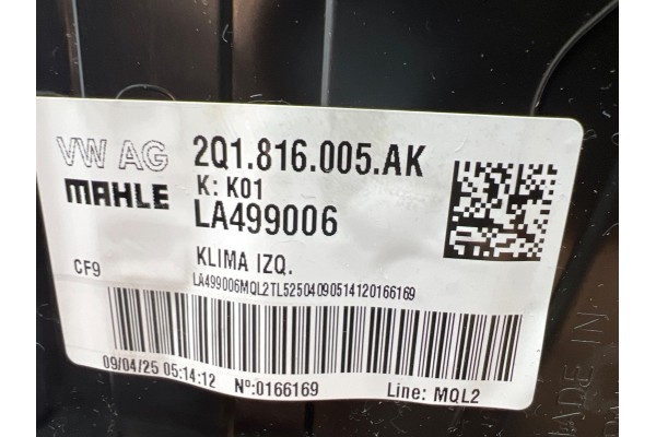 Heater blower fan Seat Arona 2Q1816005AK New Original Car type passenger cars