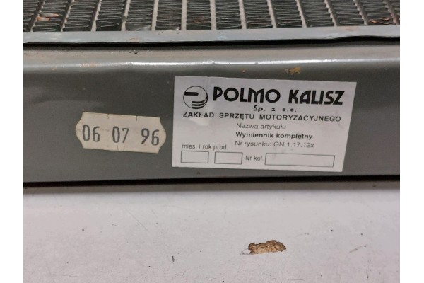Heater exchanger Autosan H9 Original Polmo Catalog number of the part GN1 17 12X