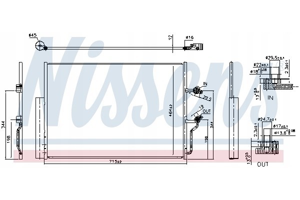 VOLVO AIR CONDITIONING COOLER Catalog number of substitutes NIS941263 31657364 5707286486010 NRF350634 SKV86SKV646 350634 86SKV6