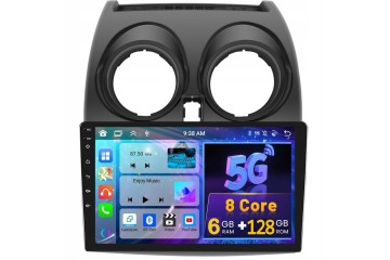 Car radio Android CarPlay Nissan Qashqai 2006 16 9 GPS 6 128GB
