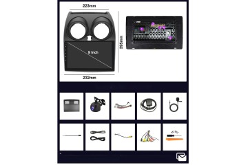Car radio Android CarPlay Nissan Qashqai 2006 16 9 GPS 6 128GB Customs tariff code 85269180