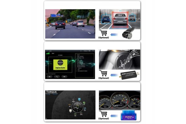 Car radio Android CarPlay Nissan Qashqai 2006 16 9 GPS 6 128GB Batteries included no
