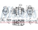 Compresor de aire acondicionado Nissens 890073