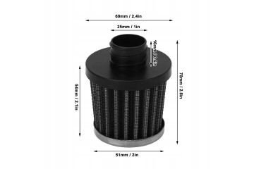 PARKING HEATER AIR FILTER 25MM WEBASTO EBERSPACHER UNIVERSAL Part manufacturer no brand