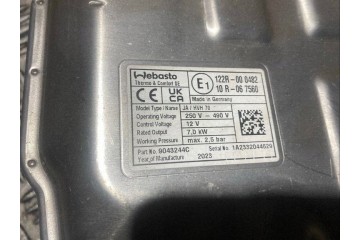 Parking heater Webasto battery heater Chrysler Pacifica 2017 Catalog number of the original 10R067560