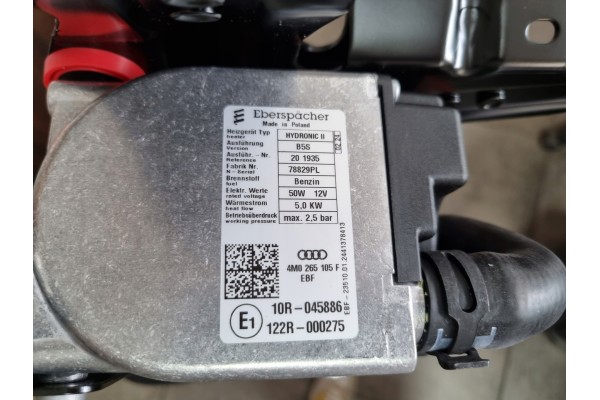 NOWE Ogrzewanie Postojowe WEBASTO Audi 8W0265081M 4M0265105F Benzyna Catalog number of the original 8W0265081M 4M0265105F