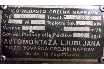 Webasto dewasto nagrzewnica grzejnik piec piecyk Car type trucks cargo vans