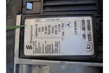 WEBASTO OGRZEWANIE POSTOJOWE MERCEDES W447 V KLASA VITO 4478303001 Catalog number of the part A4478303001