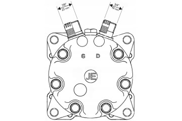 AIR CONDITIONING COMPRESSOR TYPE SANDEN SD 7H13 7320 Car type 4x4 SUV buses undefined trucks cargo vans RVs passenger cars