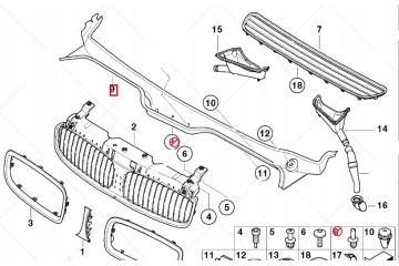 Cubierta de Parachoques Delantero y Cubierta de Parabrisas BMW Serie 7