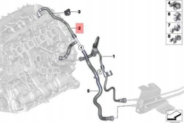 OE BMW 13538514102 FUEL LINE BMW 3 F30