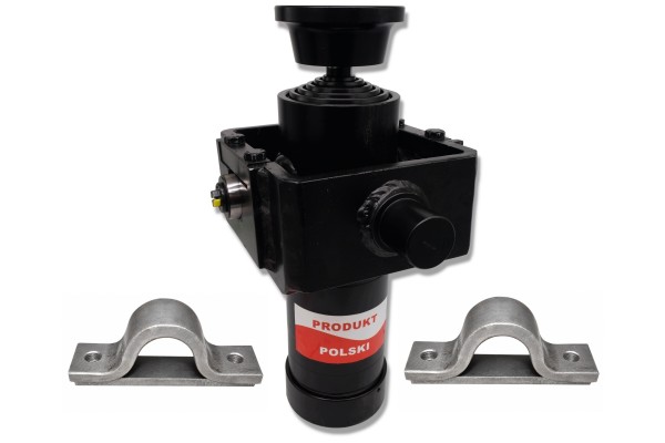 TELESCOPIC ACTUATOR 1200 mm TIPPING ON 3 SIDES 7 T CRADLE AND FIXINGS