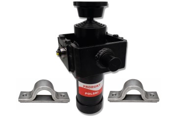 TELESCOPIC ACTUATOR 1200 mm TIPPING ON 3 SIDES 7 T CRADLE AND FIXINGS