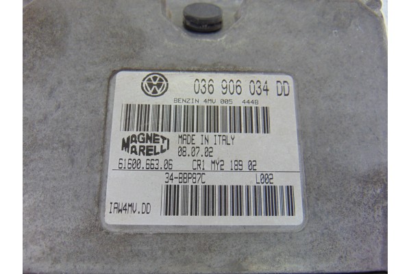 036906034DD CENTRALITA MOTOR UCE VOLKSWAGEN POLO IV (9N1) Trendline 2003 036906034DD 204553 VOLKSWAGEN - 3