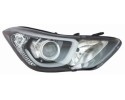 Headlight 221 1181R LDEM2 ABAKUS HEADLIGHT HYUNDAI ELANTRA 11 15 P H7 LED