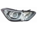 Headlight 221 1181R LDEM2 ABAKUS HEADLIGHT HYUNDAI ELANTRA 11 15 P H7 LED Installation side right