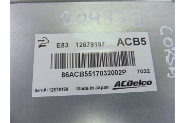 12679197 CENTRALITA MOTOR UCE OPEL CORSA E