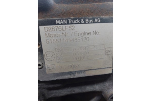 Bloque de Motor MAN TGX TGS TGA D2676 LF52 E6