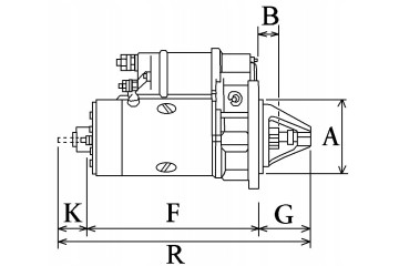 110524 CRG CARGO STARTER Catalog number of the part F032110524