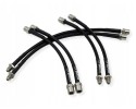 BMW E30 320i 325i 318 Braided Brake Cables