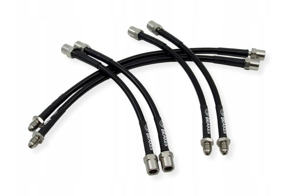BMW E30 320i 325i 318 Braided Brake Cables
