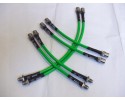 BMW E30 320i 325i 318 Braided Brake Cables Part manufacturer Pizza Brakes