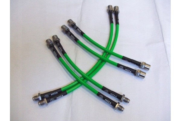 BMW E30 320i 325i 318 Braided Brake Cables Part manufacturer Pizza Brakes