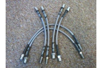 BMW E30 320i 325i 318 Braided Brake Cables Catalog number of the part Przewody hamulcowe w oplocie BMW E30 320i 325i 318