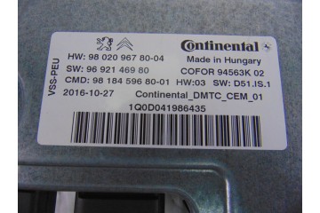 9802096780 CENTRALITA START / STOP PEUGEOT 508 SW