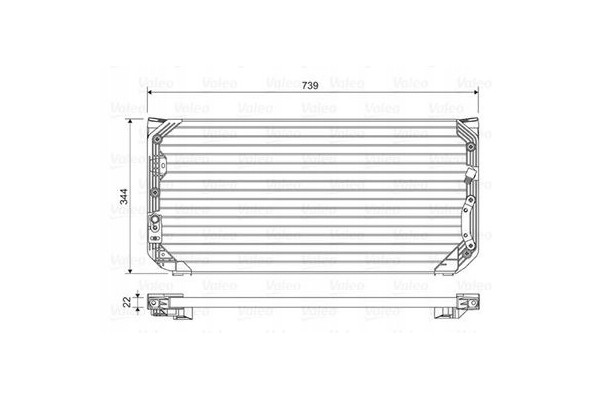 Condenser COROLLA 97 VALEO 814045
