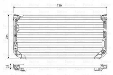 Condenser COROLLA 97 VALEO 814045
