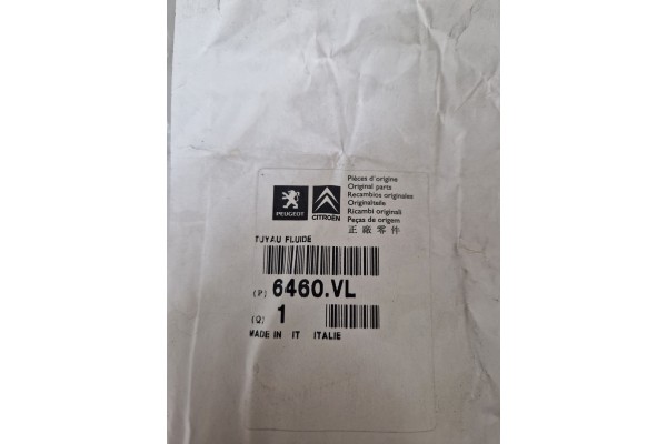 CABLE TUBE AIR CONDITIONING HOSE DUCATO JUMPER BOXER 2 2 HDI ORIGINAL 6460VL Catalog number of the part PSA OE 6460VL