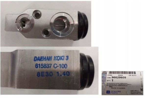 CHEVROLET CAPTIVA AIR CONDITIONING EXPANSION VALVE OE 96629609