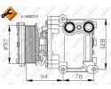 AIR CONDITIONING COMPRESSOR NRF 32724 Catalog number of the part NRF 32724