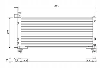 CONDENSER VALEO 822664