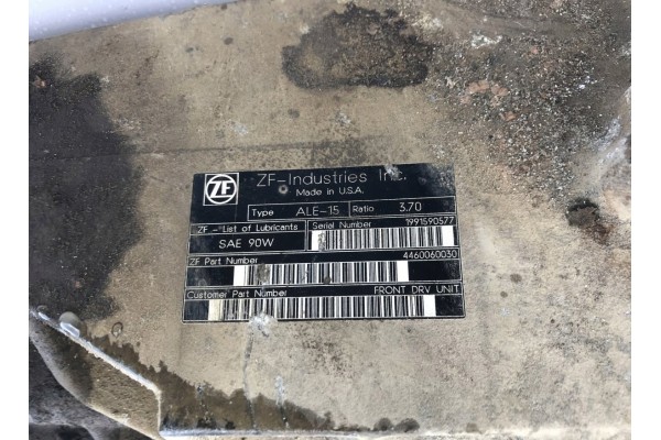MERCEDES BENZ ML CLASS W163 1998 2005 FRONTAL DIFFERENTIAL 1991590577 Catalog number of the original 1991590577 4460060030