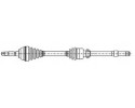 17 0851MET SHAFT OPEL VIVARO TRAFIC 2 5DCI PR 03 Part manufacturer Metelli