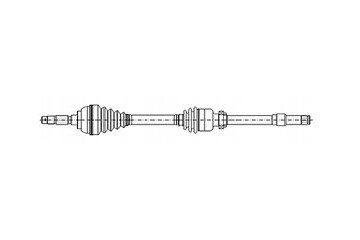 17 0851MET SHAFT OPEL VIVARO TRAFIC 2 5DCI PR 03 Part manufacturer Metelli