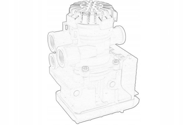 Pressure modulator ABS 24V 1 channel OE IVECO 5801910304