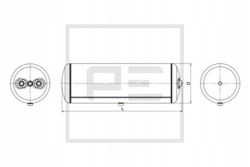 AIR TANK 45L MB 276 843 5 PE AUTOMOTIVE Car type trucks