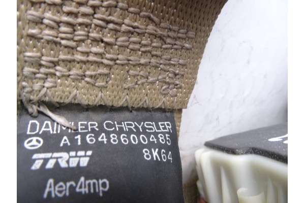 A1648600485 CINTURON SEGURIDAD TRASERO DERECHO MERCEDES-BENZ CLASE ML (BM 164)