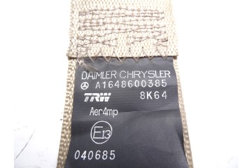 A1648600385 CINTURON SEGURIDAD TRASERO IZQUIERDO MERCEDES-BENZ CLASE ML (BM 164)
