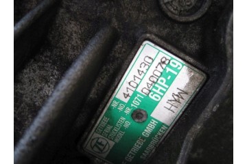 TRANSMISSION VW PHAETON 3 2 V6 4x4 6HP 19 HYW Transmission type automatic