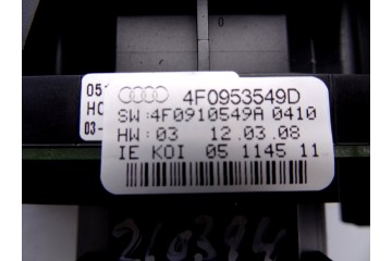 4F0910549A MANDO LUCES AUDI A6 ALLROAD QUATTRO (4FH) 2.7 TDI  Quattro 2008 4F0910549A 210394 AUDI - 4