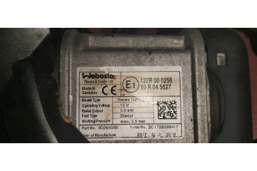 VOLVO S90 V90 XC60 II XC90 II WEBASTO PARKING HEATER 31469689 2 0D D5 Car type passenger cars