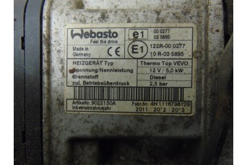 Calefactor auxiliar Webasto VW Passat B7 3C0815005BE 9022150A